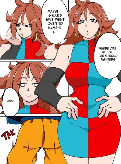 Android 21 Gets Her Body Stolen