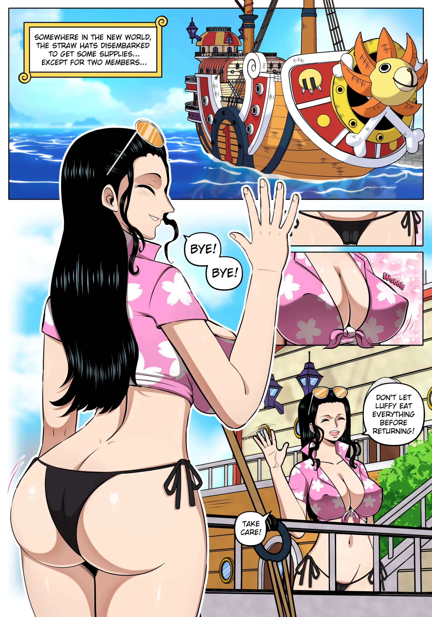 Robin x Zoro - Porn Comics