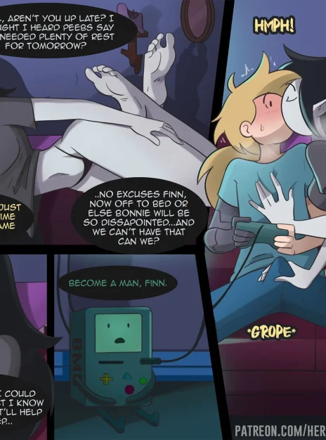 Marceline x Finn: Finn’s Late Night